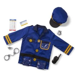 Melissa & Doug Politiepak Verkleedkleren Politie Melissa&Doug -Overdekte Speelgoed Winkel politiepak melissa doug verkleedset politie agent speelactief.nl 1