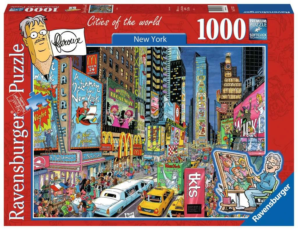 Ravensburger Puzzel Fleroux New-York 1000-stukjes 3 Ravensburger Puzzel Fleroux New-York 1000-stukjes