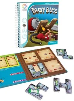 SmartGames Busy Bugs Magnetisch Reisspel Puzzelspel -Overdekte Speelgoed Winkel reisspel smartgames busy bugs 1 1