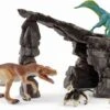 Schleich 41461 Dinoset Met Grot Dinosaurus -Overdekte Speelgoed Winkel schleich 41461 dinogrot met hol
