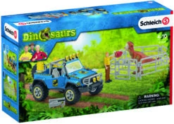 Schleich 41464 Off-road Jeep Met Dino Wachtpost Dinosaurus -Overdekte Speelgoed Winkel schleich 41464 offroad voertuig met dino wachtpost 4