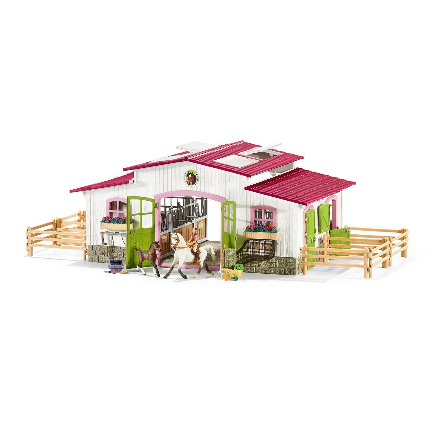 Schleich 42344 Manege Met Ruiter En Paarden HorseClub 4 Schleich 42344 Manege Met Ruiter En Paarden HorseClub - Afbeelding 2