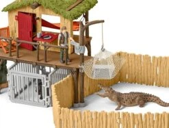 Jungle Onderzoeksbasiskamp – Schleich 42350 -Overdekte Speelgoed Winkel schleich 42350 croco jungle onderzoeks basiskamp 4