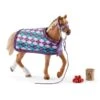 Schleich 42360 Engelse Volbloed Met Deken HorseClub -Overdekte Speelgoed Winkel schleich 42360 engelse volbloed met deken