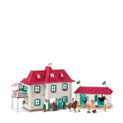 Schleich 42551 Lakeside Landhuis Met Stal Horse-Club -Overdekte Speelgoed Winkel schleich 42416 groot huis met paardenstal 1