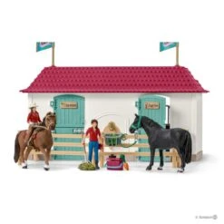 Schleich 42551 Lakeside Landhuis Met Stal Horse-Club -Overdekte Speelgoed Winkel schleich 42416 groot huis met paardenstal 4