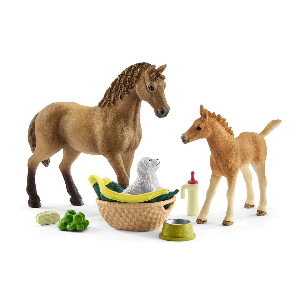 Schleich 42432 Babydieren Verzorgingsset Horse Club 4 Schleich 42432 Babydieren Verzorgingsset Horse Club - Afbeelding 2
