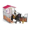 Schleich 42437 Paardenbox Tori En Prinses HorseClub -Overdekte Speelgoed Winkel schleich 42437 paardenbox tori en prinses