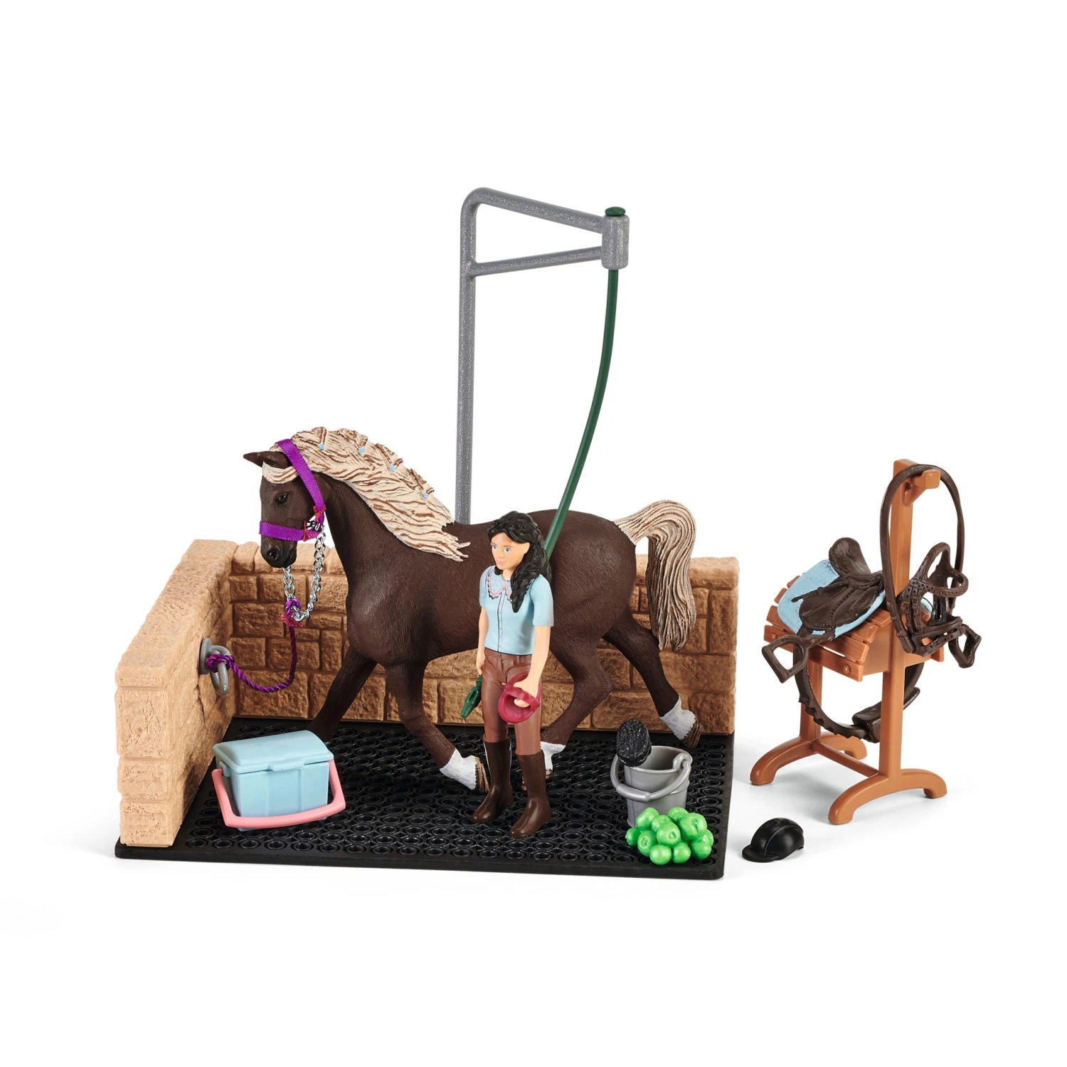 Schleich 42438 Paardenwasbox Emily En Luna Horseclub 3 Schleich 42438 Paardenwasbox Emily En Luna Horseclub