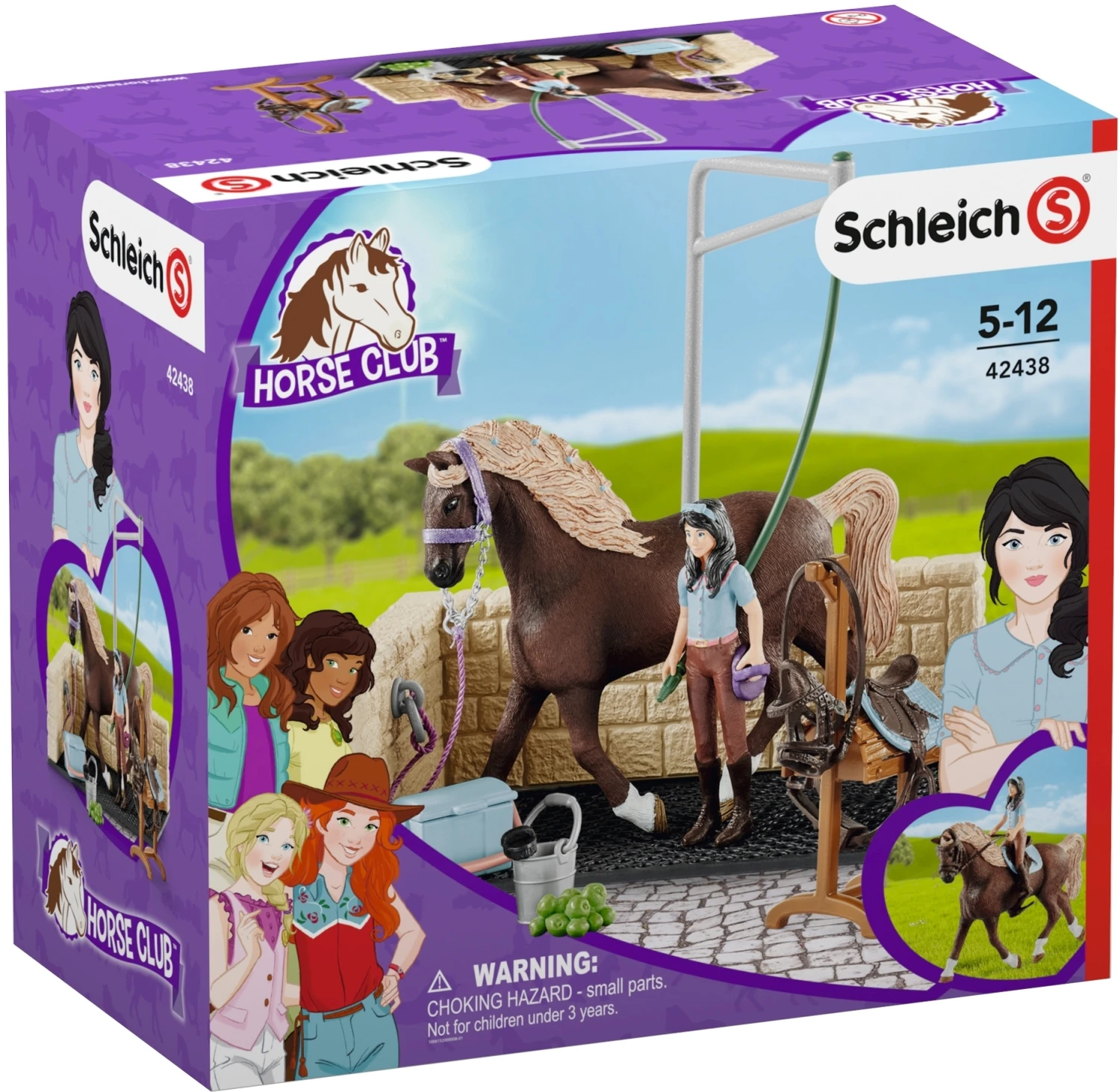 Schleich 42438 Paardenwasbox Emily En Luna Horseclub 6 Schleich 42438 Paardenwasbox Emily En Luna Horseclub - Afbeelding 4
