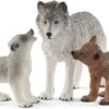 Schleich 42472 Moederwolf Met Welpen WildLife -Overdekte Speelgoed Winkel schleich 42472 moederwolf met welpen