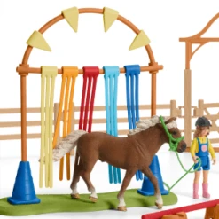 Schleich 42481 Pony Behendigheidstraining HorseClub -Overdekte Speelgoed Winkel schleich 42481 pony behendigheidstraining 3