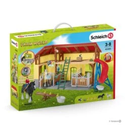 Schleich 42485 Paardenstal Horse Club -Overdekte Speelgoed Winkel schleich 42485 paardenstal