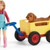 Schleich 42543 Uitje Met De Bolderkar Farmworld -Overdekte Speelgoed Winkel schleich 42543 uitje met de bolderkar