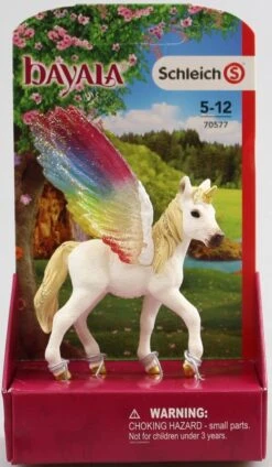 Schleich 70577 Gevleugelde Regenboogeenhoorn Veulen Bayala -Overdekte Speelgoed Winkel schleich 70577 gevleugelde regenboog eenhoorn veulen 1 1