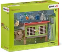 Schleich 42420 Konijnenhok Farm World -Overdekte Speelgoed Winkel schleich 42420 konijnenhok met konijn. 1