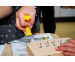 Toolkid Schroevendraaier Met Bitjes Kindergereedschap -Overdekte Speelgoed Winkel schroevendraaier met bitjes toolkid 100650 2