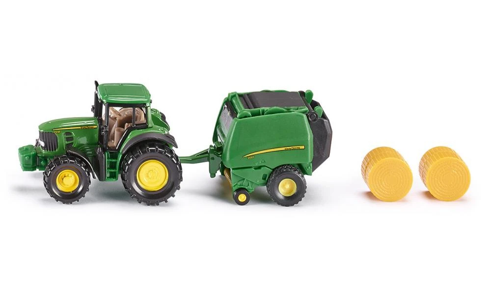 Siku 1665 John Deere Tractor Met Balenpers 4 Siku 1665 John Deere Tractor Met Balenpers - Afbeelding 2