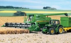 Siku 1876 John-Deere T670i Maaidorser-Combine -Overdekte Speelgoed Winkel siku 1876 john deere t670i combine 2
