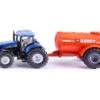 Siku 1945 Tractor New Holland Met 1 Assige Gierton -Overdekte Speelgoed Winkel siku 1945 new holland tractor met 1 assige vacuumtanker