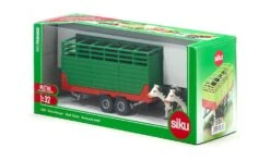Siku 2875 Veewagen Incl-2-koeien -Overdekte Speelgoed Winkel siku 2875 veewagen met 2 koeien 1 1