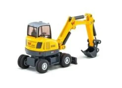 Siku 3560 Wacker-Neuson-EW65 Hydraulische-Wielkraan -Overdekte Speelgoed Winkel siku 3560 wacker EW65 mobiel kraan wielkraan minigraver speelactief.nl 1