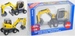 Siku 3560 Wacker-Neuson-EW65 Hydraulische-Wielkraan -Overdekte Speelgoed Winkel siku 3560 wacker EW65 mobiel kraan wielkraan minigraver speelactief.nl 3