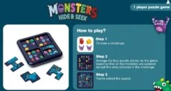 SmartGames Monsters Hide & Seek Denkspel -Overdekte Speelgoed Winkel smartgames monsters hide and seek 3