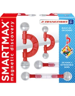 SmartMax SMX107 Uitbreidingsset 2 X Connectors -Overdekte Speelgoed Winkel smartmax smartmax smx 107 xt set 2 connectors rood speelactief.nl 1