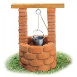 Bouwdoos Teifoc 1065 Waterput Metselset -Overdekte Speelgoed Winkel teifoc t1065 watrput 2 1