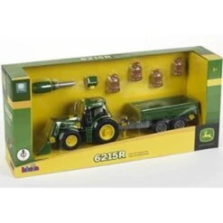 KleinToys 3905 Tractor JohnDeere + Aanhanger Constructiespeelgoed -Overdekte Speelgoed Winkel tractor john deere met aanhager theo klein 3905 1 1