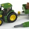 KleinToys 3905 Tractor JohnDeere + Aanhanger Constructiespeelgoed -Overdekte Speelgoed Winkel tractor john deere met aanhager theo klein 3905
