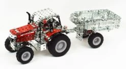 Tronico Micro Massey Ferguson MF 7600 Met Aanhanger – 1 : 64 -Overdekte Speelgoed Winkel tractor mf7600 tronico micro 9540 1 1