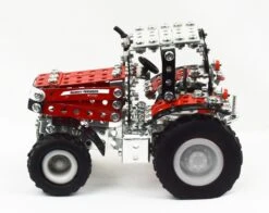 Tronico Micro Massey Ferguson MF 7600 Met Aanhanger – 1 : 64 -Overdekte Speelgoed Winkel tractor mf7600 tronico micro 9540 5