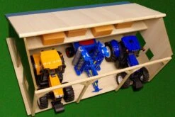 Tractorloods 3 Voertuigen Kidsglobe Schaal 1 : 16 -Overdekte Speelgoed Winkel tractorloods kidsglobe 610340 2