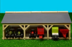 Tractorloods 6 Voertuigen KIdsglobe Schaal 1 : 87 -Overdekte Speelgoed Winkel tractorloods kidsglobe 610491 3