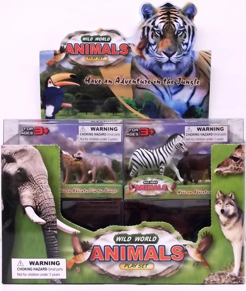 Wilde Dieren Speelset 4 Wilde Dieren Speelset - Afbeelding 2